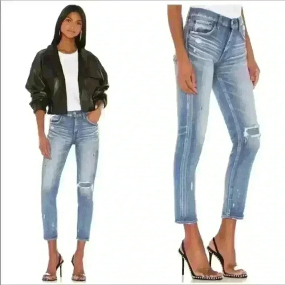 MOUSSY Vintage Lenwood Light Blue Skinny Jeans Size 26 - Picture 1 of 8